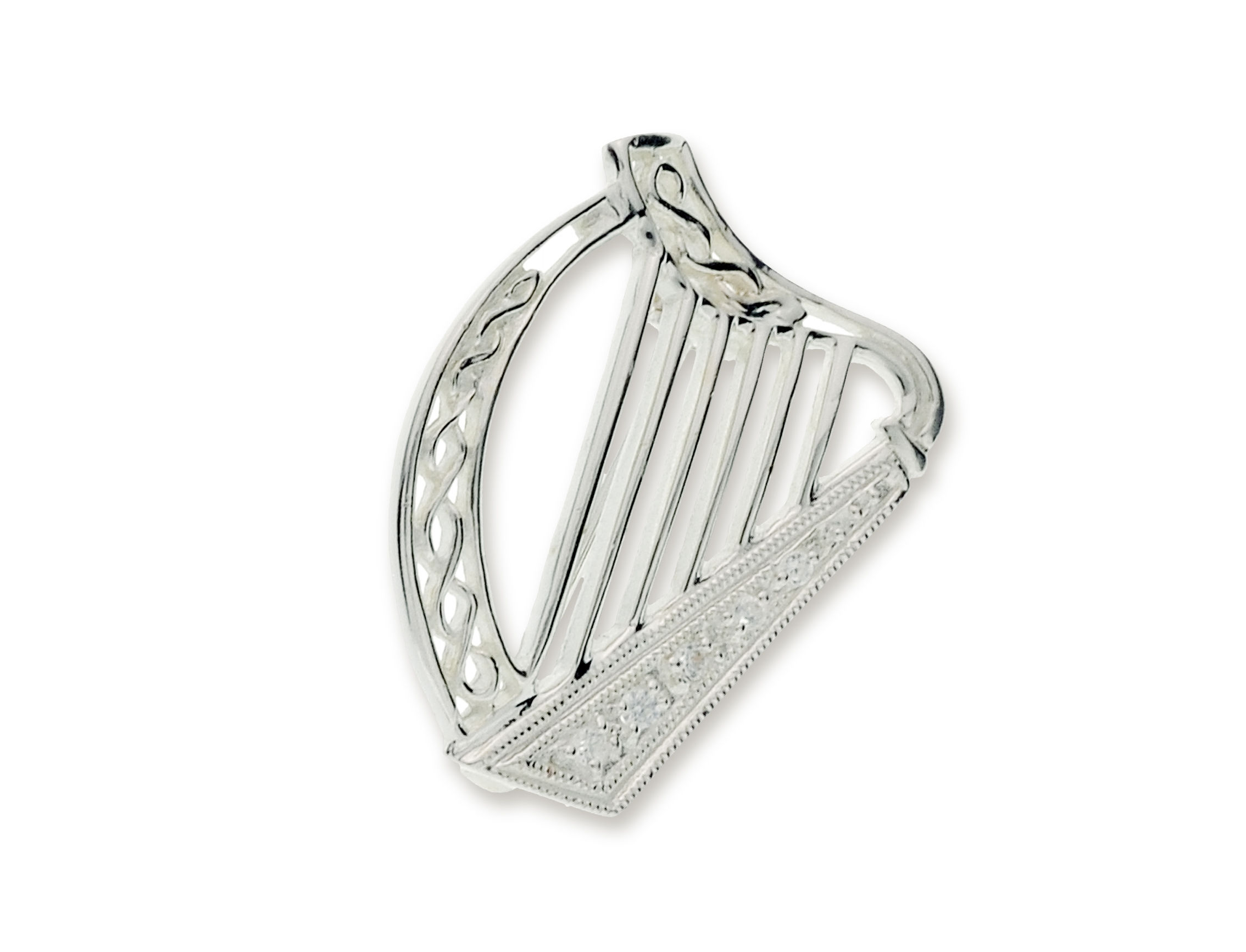 Silver Harp Brooch Silver Harp Brooch
