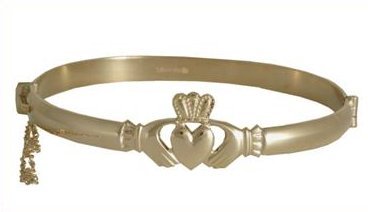 R/G 4mm Claddagh bangle