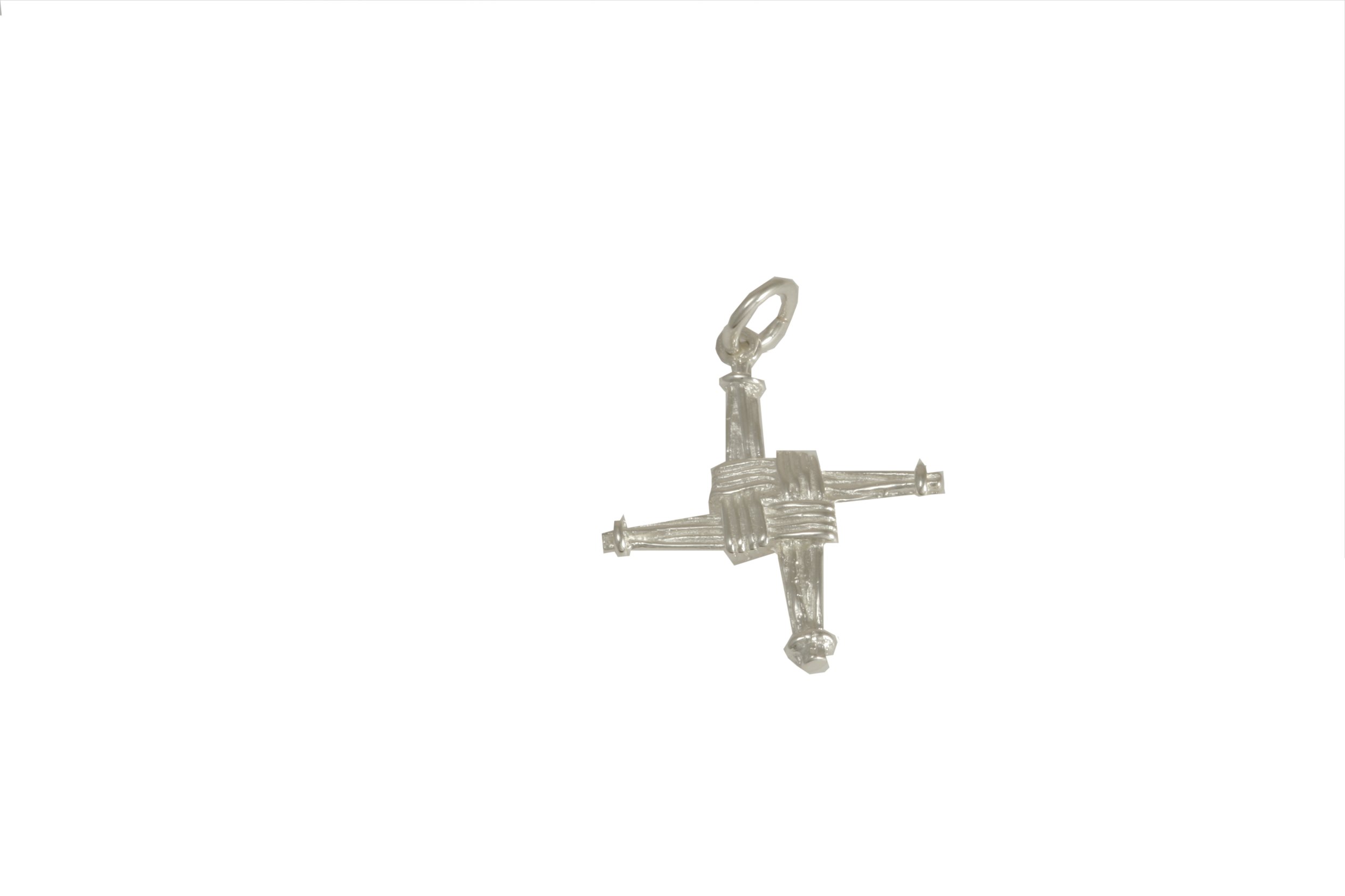 Silver St Brigids Cross Charm
