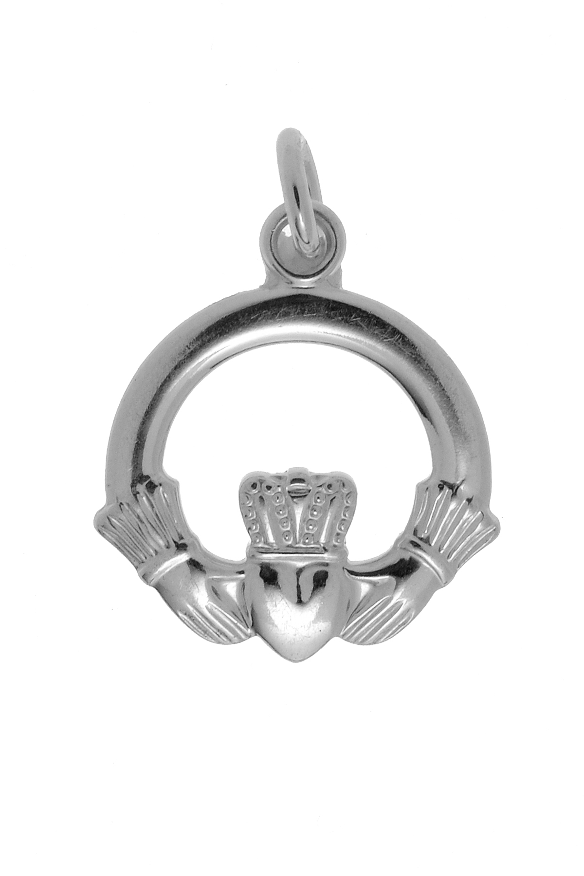 Silver Claddagh Charm
