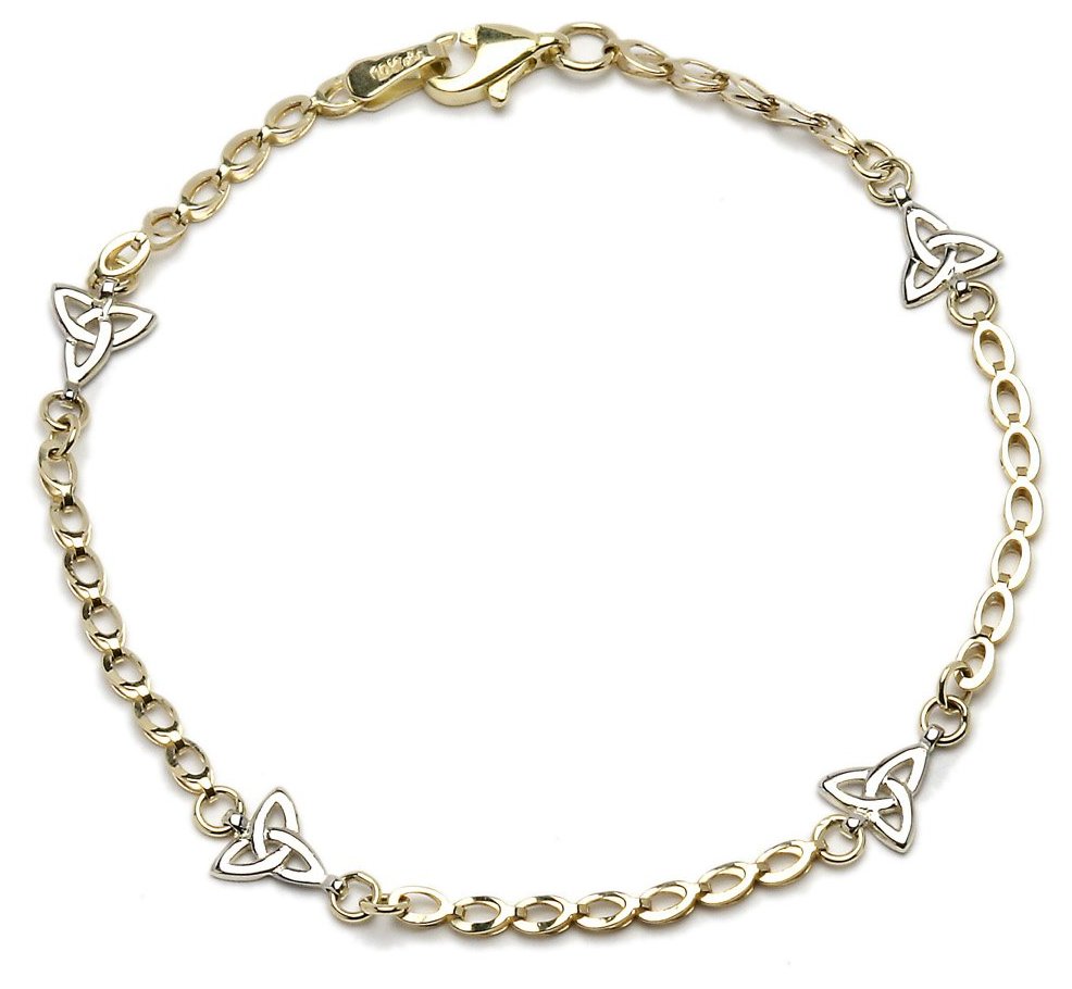 Gold 2 Tone Celtic Bracelet